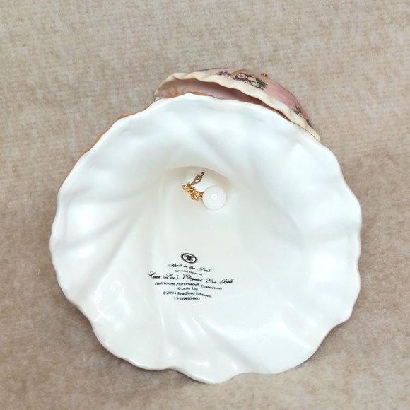 Bradford Editions Lena Liu "Stroll In The Park" Vintage Collectible Statue Bell - Picture 11 of 13